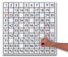 Book cover: 'Magnetic Hundreds Board'